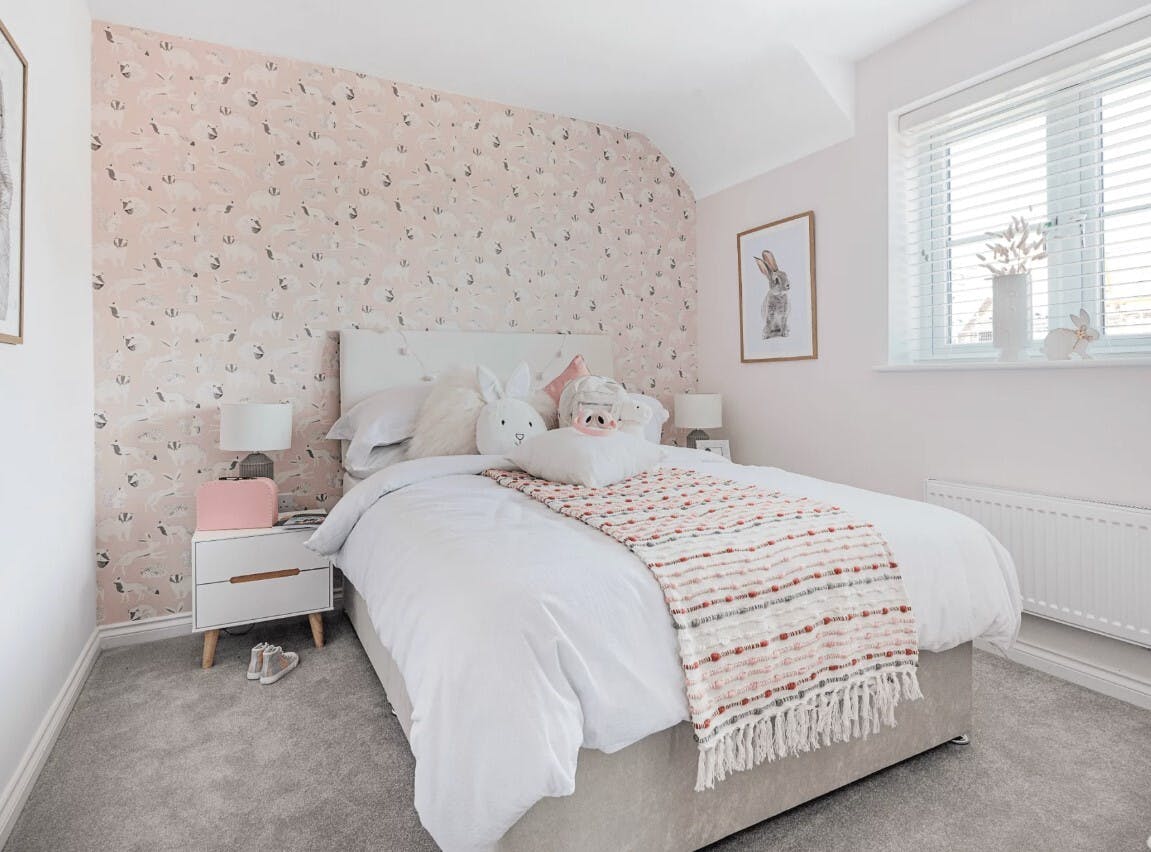 Cora Homes -Carpet makes bedrooms even more cozy