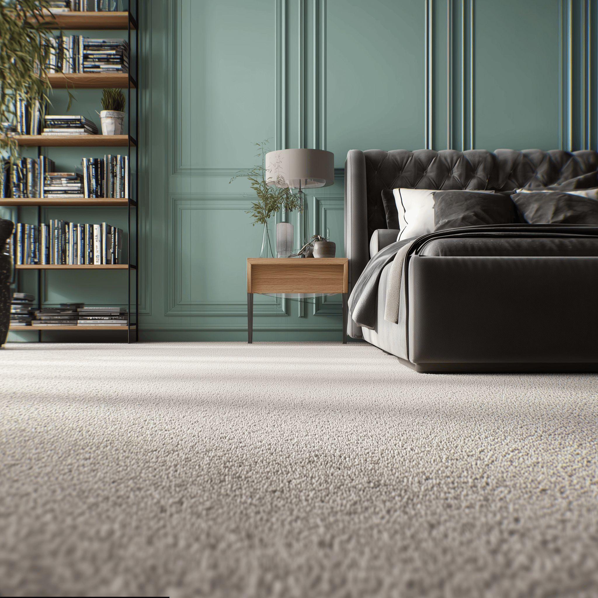 Enchantment Luxe Marble White Saxony Carpet